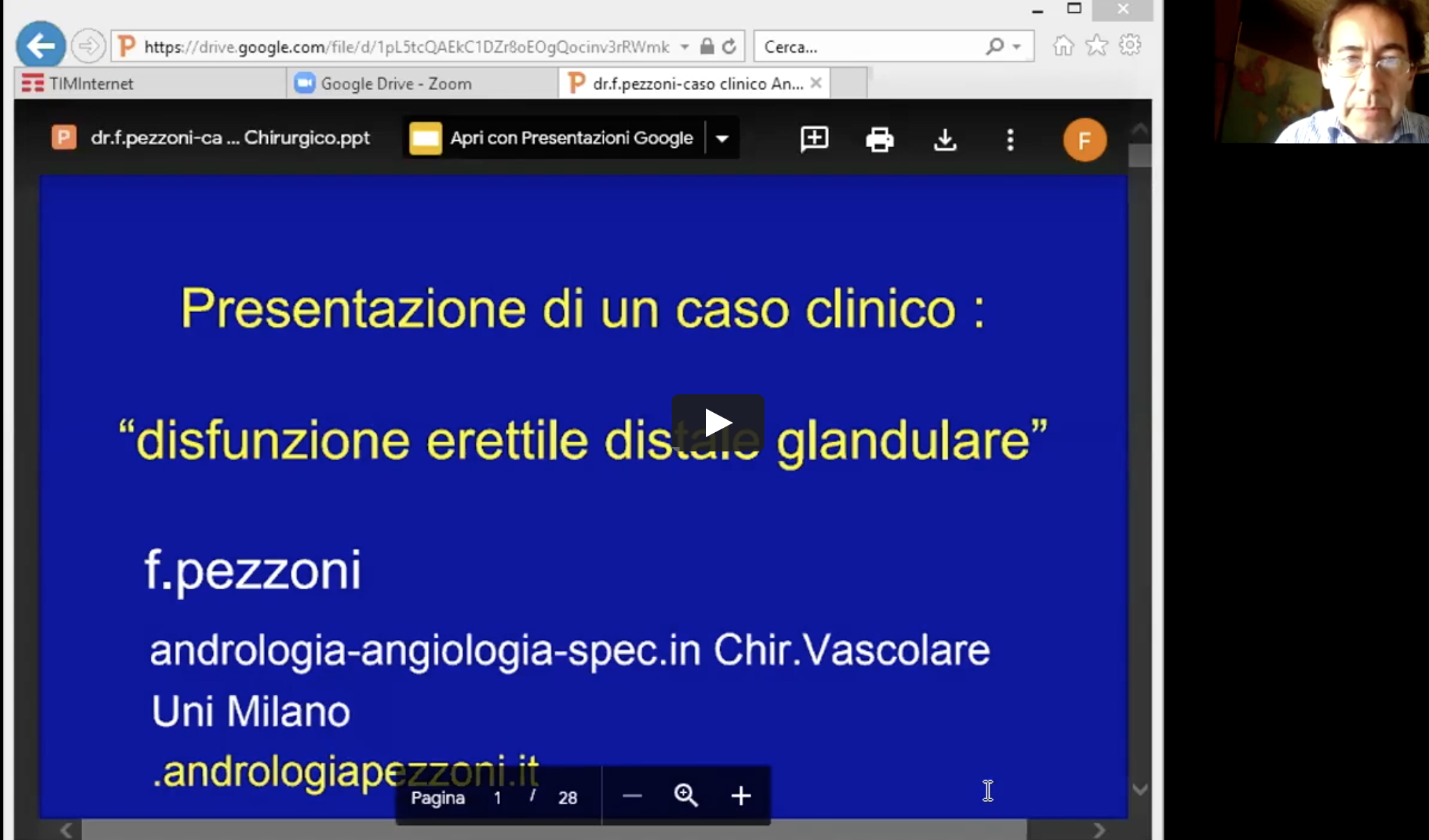 Caso Clinico: Disfunzione Erettile Distale Glandulare